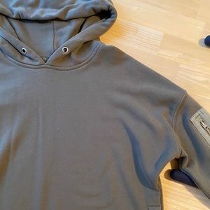 Abercrombie hoodie with snap sides